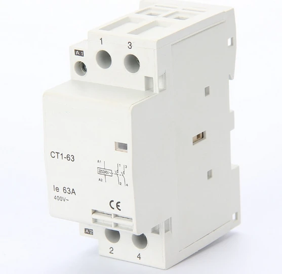 

2P 2NO 220V CT1-63 63 а AC контактор для дома модульный контактор