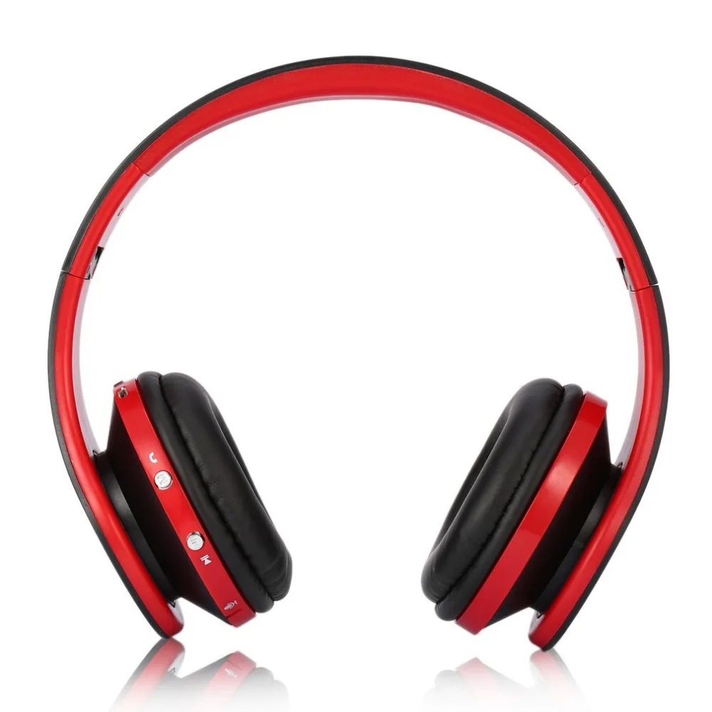 Складные беспроводные наушники стерео Bluetooth гарнитура комбо с микрофоном