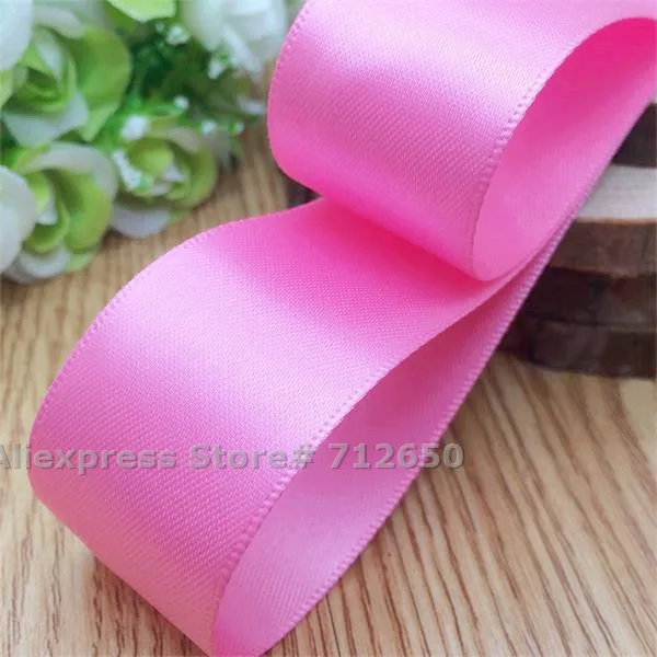 1 ''(25 мм) однотонная атласная лента Двусторонняя сатиновая одежды обуви и hairbow
