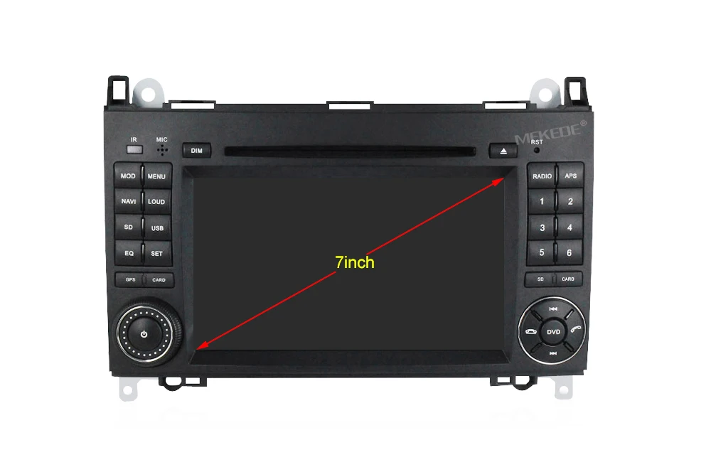 MEKEDE 1024*600 Android 9 2din автомобильный DVD gps головное устройство для Mercedes Benz B200 A B класс W169 W245 Viano Vito W639 Sprinter W906