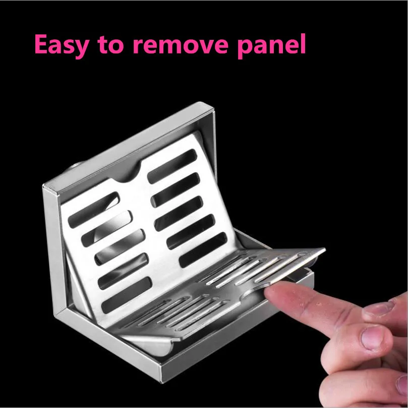 304 Stainless Steel Anti-backwater Wall Drainage Floor Drain Kitchen Shower Room Bathroom Side Drainage Floor Drain