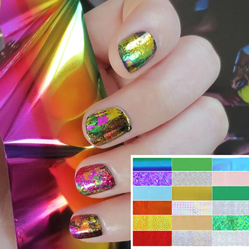 Thinkboo 49Pcs/set Symphony Nail Foil Stickers Star Starry Art Polish Transfer Decal DIY | Красота и здоровье