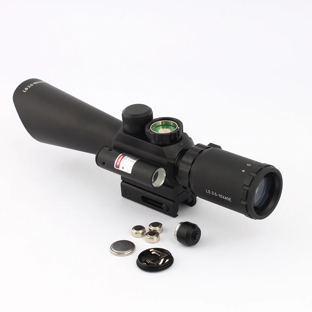 Охотничий оптический прицел SPINA OPTICS 3 5-10x40 мм красный точечный искусственный