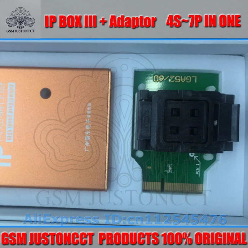 100% Оригинальный ip box IP BOX3 высокоскоростной программатор для телефона pad жесткий