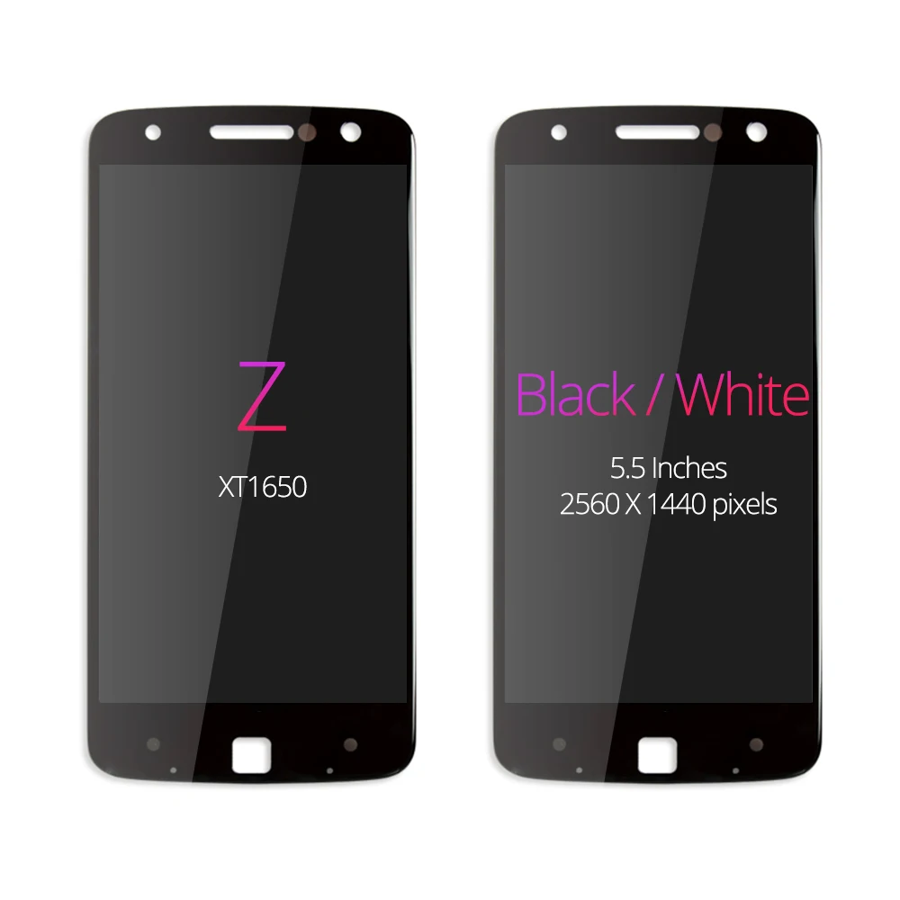 ЖК-дисплей 5 дюйма XT1650 для Motorola Moto Z дисплей сенсорный экран дигитайзер замена