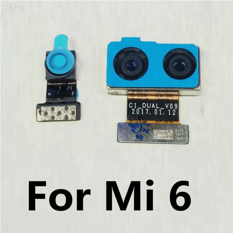 

Original For Xiaomi 6 Main Back Rear facing front Big Small Camera Module Flex Cable For Mi 6 Mi6