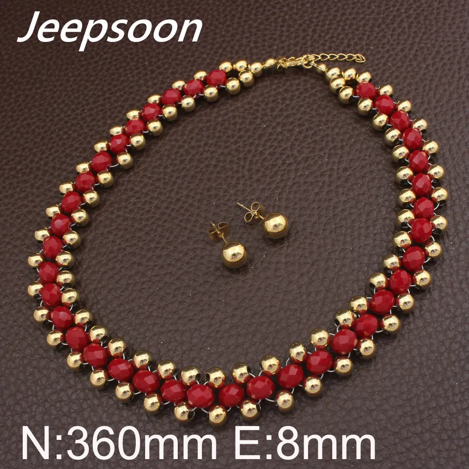 Новейшая Оптовая продажа модное ожерелье из нержавеющей стали и Серьги