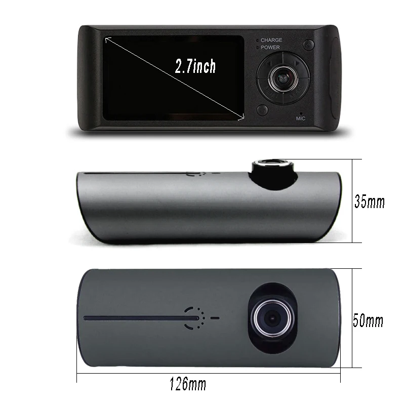 2017 New Dash Camera 2.7&quot Vehicle Car DVR Video Recorder Cam G-Sensor GPS Dual Len | Автомобили и мотоциклы