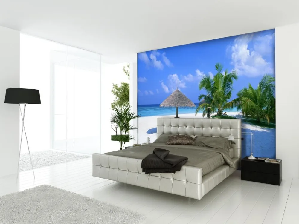 Оптовая продажа пейзаж Lanscape песчаный пляж 3d настенные фотообои для гостиной и