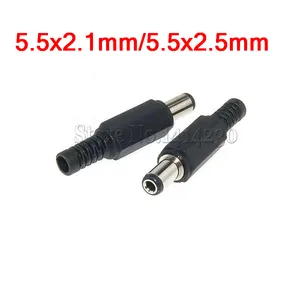 Электрическая розетка вилка папа для постоянного тока, 10 шт., DC-022, DC-005, DC-022B, 5,5, постоянный ток, 2,1x5,5 мм, 2,5x5,5, 2,5x5,5 мм, 2,1 x мм