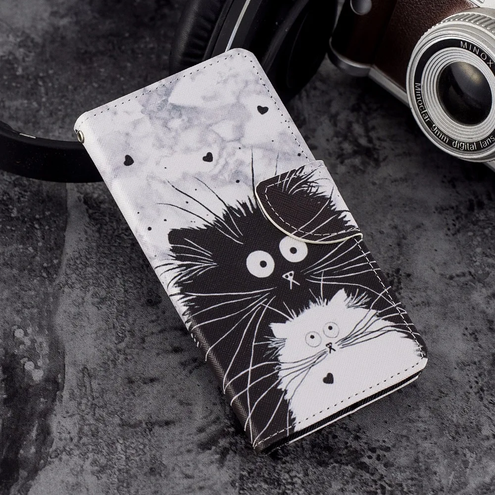 Для sony Xperia XZ2 чехол для Coque компактный мобильного телефона кожаный кошелек