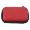 RED 12X8CM Чехол-контейнер для монет, наушников, защитная коробка для хранения, цветные наушники чехол для путешествий, сумка для хранения наушников, кабель для передачи данных, зарядное устройство - Цвет: RED 12X8CM