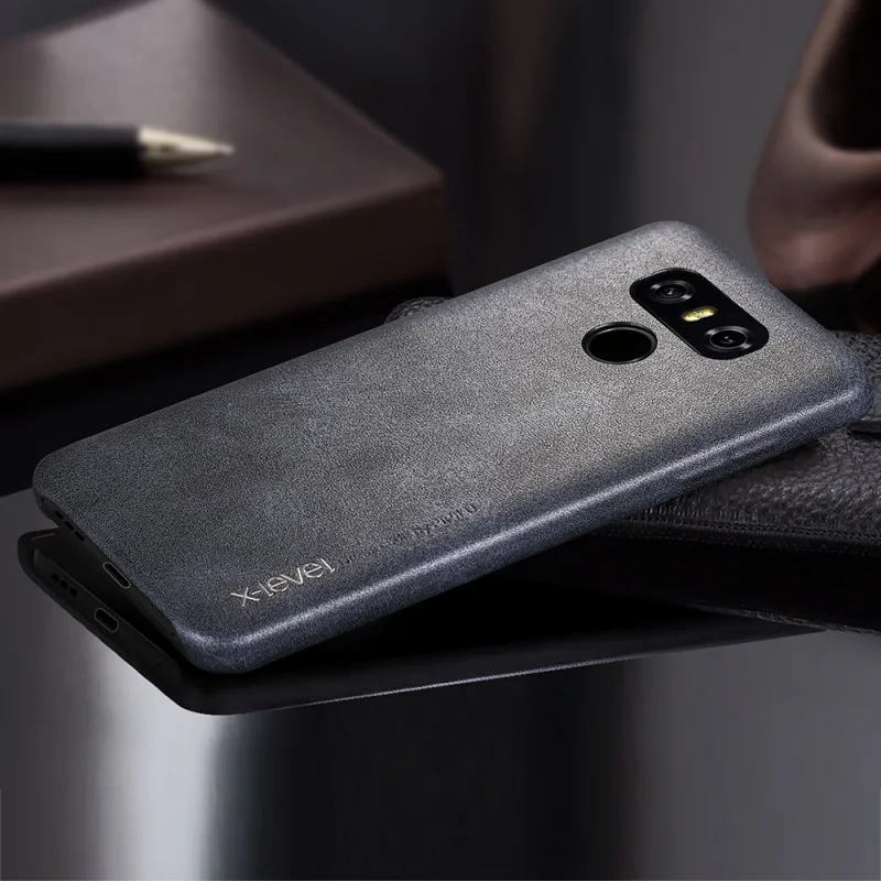 X-Level винтажный Роскошный кожаный чехол для телефона LG V20 V50 thinq Ретро ультра тонкий