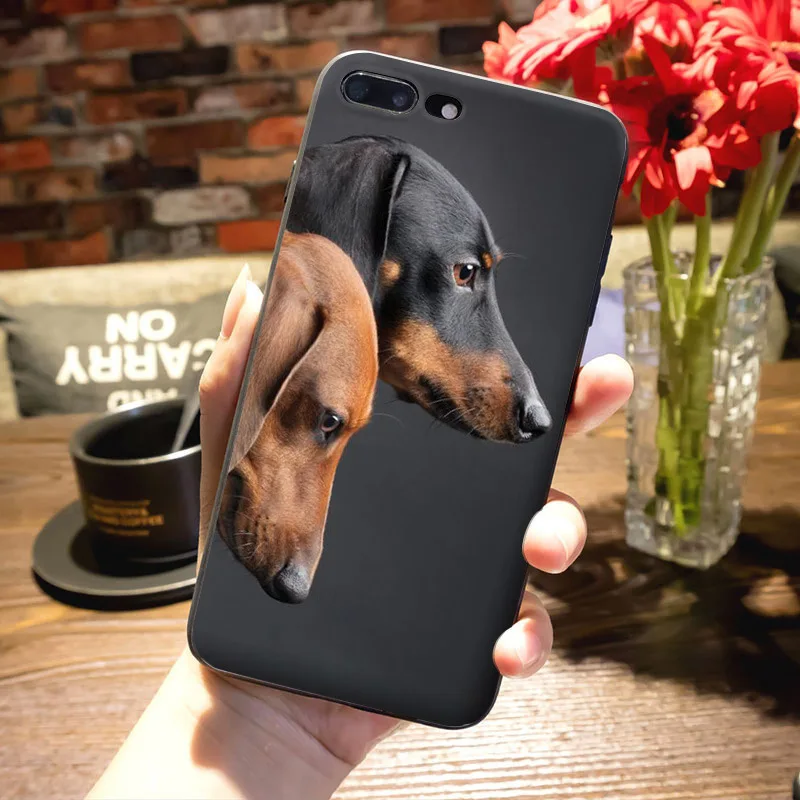 Чехол для телефона MaiYaCa с изображением таксы и собаки классические картины iPhone 8