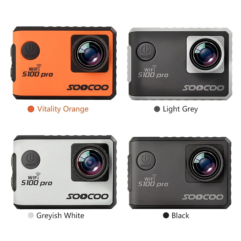 Экшн Спортивная камера SOOCOO S100 pro Novatek 96660 IMX078 пульт дистанционного управления со