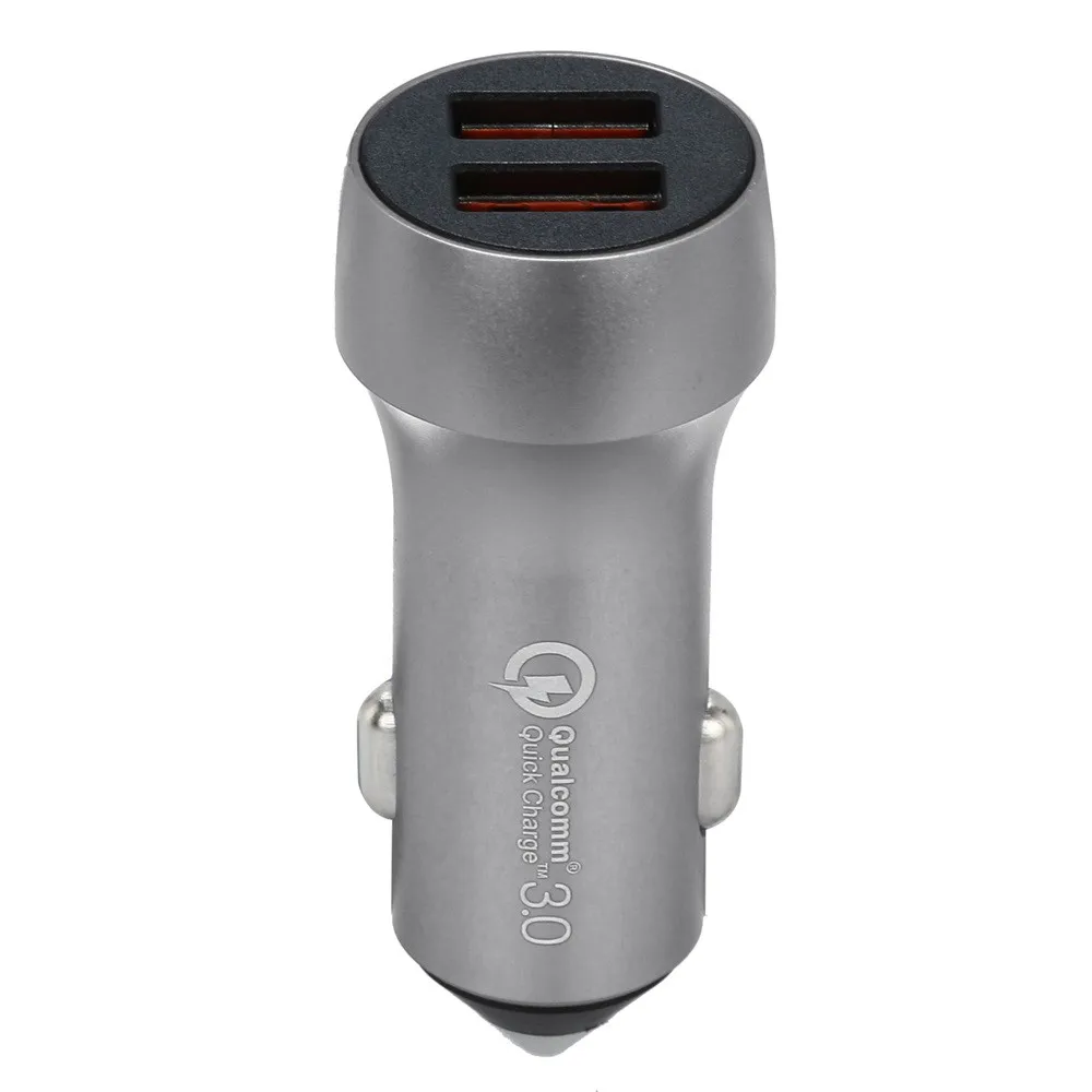 Высокое качество двойной usb автомобиль Быстрая зарядка QC3.0 Входное напряжение: