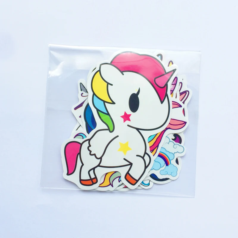 7 шт./упак. Kawaii Единорог DIY декоративные наклейки дневник для телефона бутылок