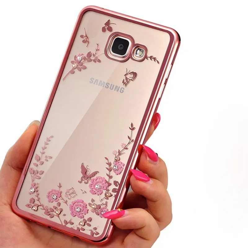 Мягкий ТПУ чехол с цветочным рисунком для samsung Galaxy S5 S6 S7 Edge S8 S9 S10 E Plus Note9 S10plus S10e