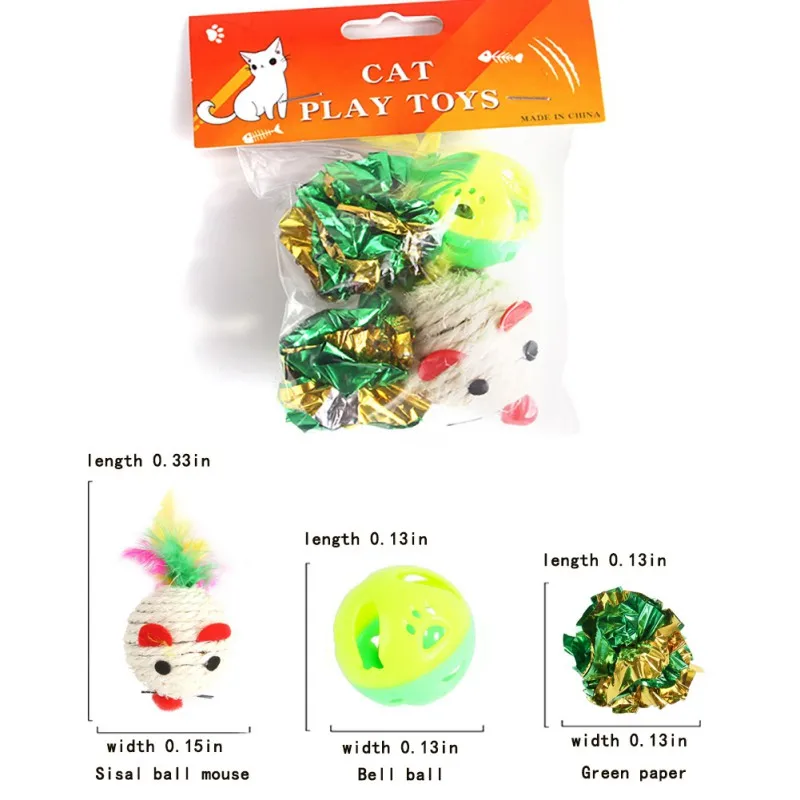 Набор из 4 предметов для обучения интеллекту игрушки с пищаком|Игрушки кошек| |