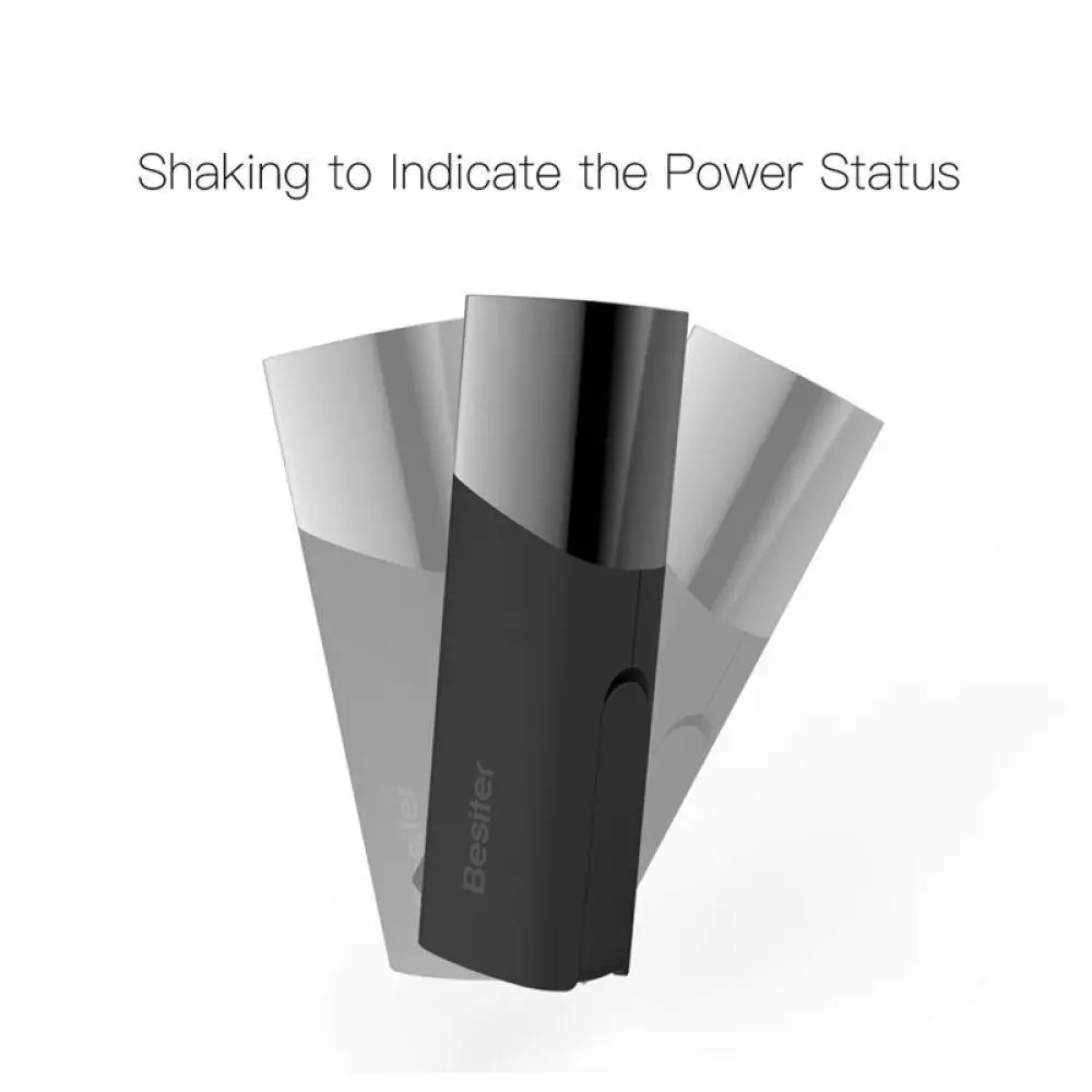 Besiter 5000 мАч большой емкости быстрое зарядное устройство power bank светодиодный блок
