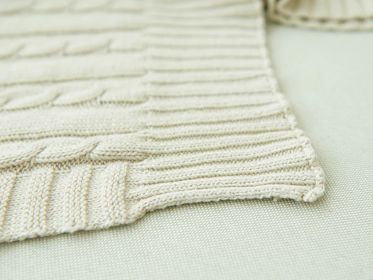 Трикотажное одеяло банкет 100% хлопок супер мягкое на кровать/диван покрывало