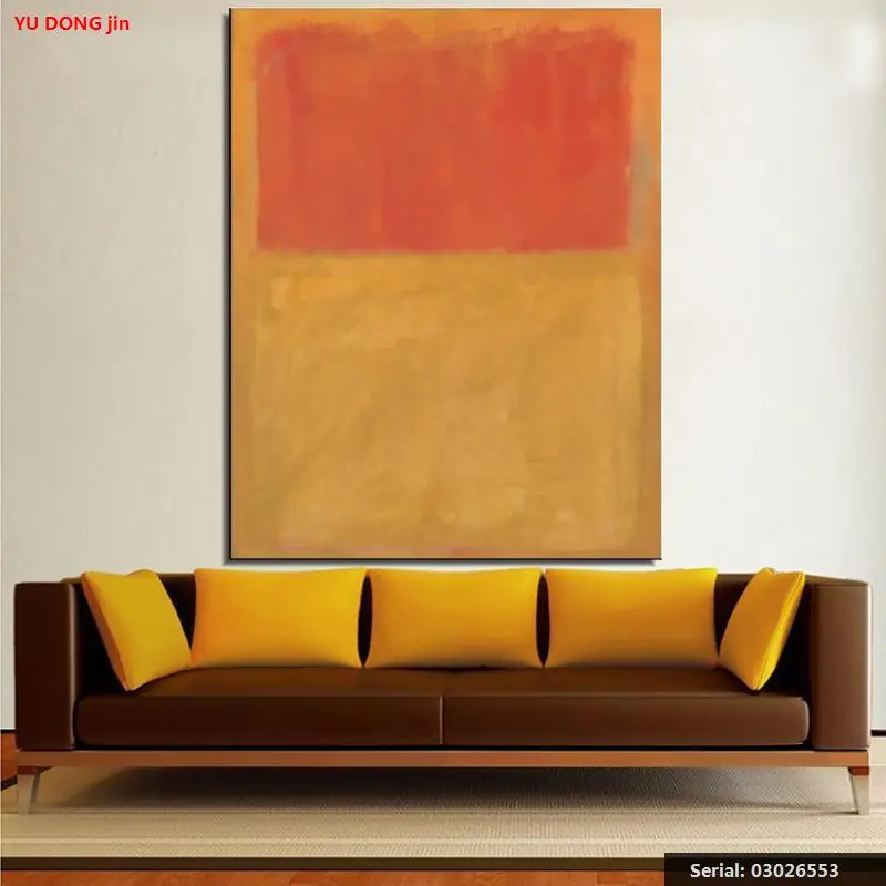 Mark Rothko натюрморт классическая картина маслом Рисование Искусство спрей без рамы
