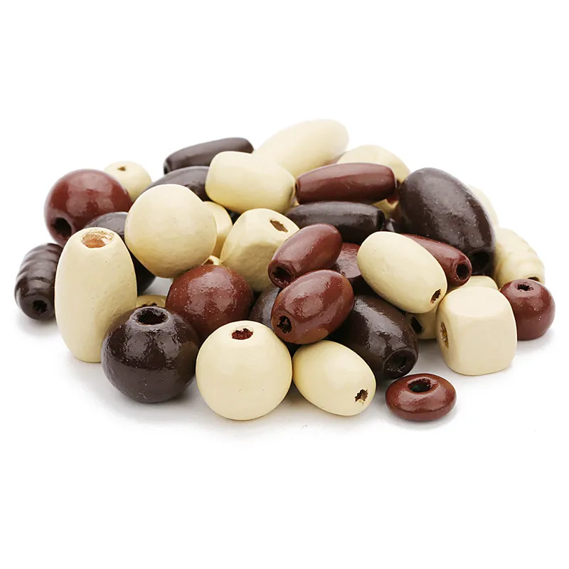 Фотообои SAUVOO разные цвета модель 7 19 мм формы деревянные бусины декор для