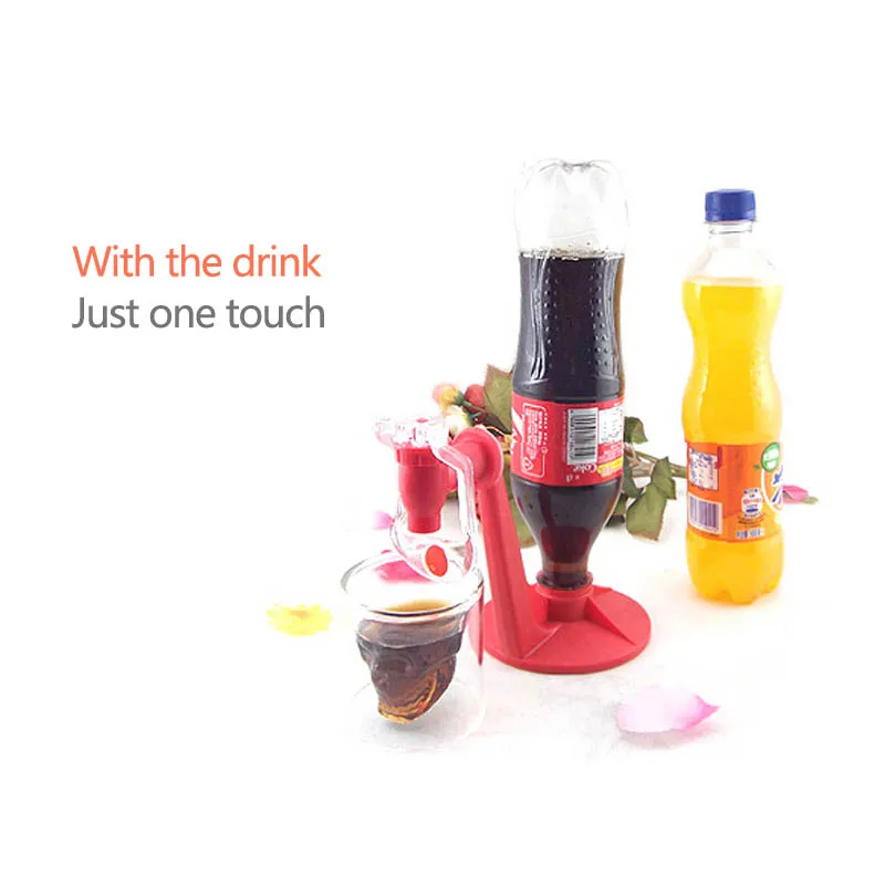 Soda Dispenser Bottle Coke Upside Down Drinking Water Dispense Machine For Gadget Party Home Bar Hand Press Water Dispenser