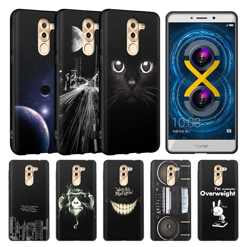 Чехол для телефона EiiMoo чехол Huawei Honor 6X Силиконовый ТПУ с мультяшным рисунком Mate 9