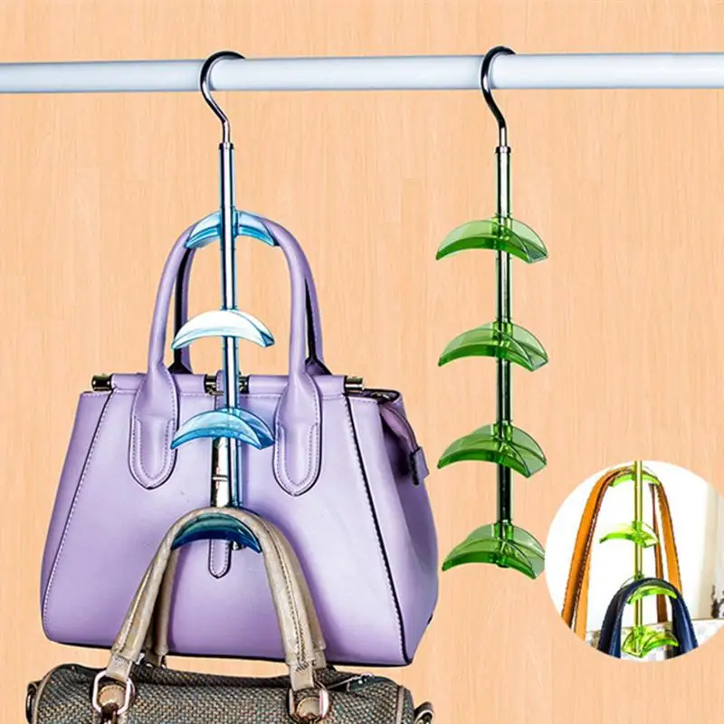 Многослойный держатель для сумок и галстуков с 4 отделениями|bag|bag organizerrack parts |