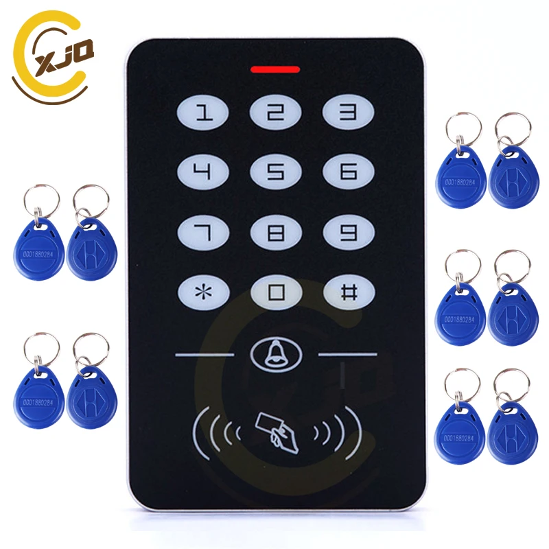 Автономный контроллер доступа 10 шт. EM брелоков RFID клавиатура управления доступом