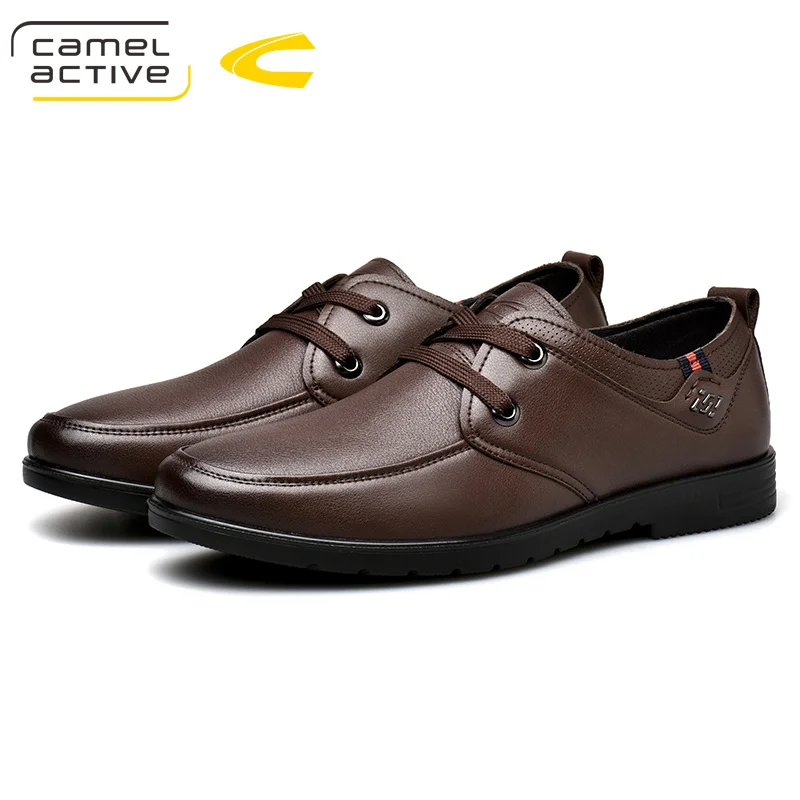 Camel Active/Новинка года; брендовые Мужские модельные туфли наивысшего качества из натуральной кожи; модная деловая повседневная обувь для мужчин; классические оксфорды