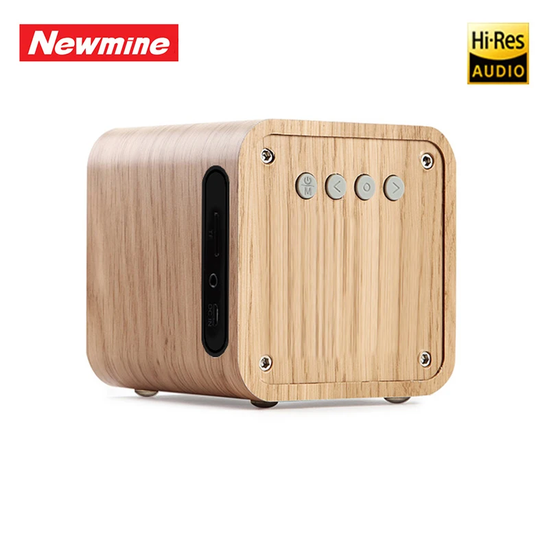 Newmine MX05 Портативный Динамик деревянный Винтаж Bluetooth мини сабвуфер карты аудио