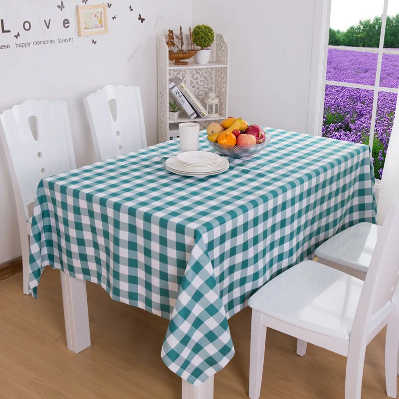 Клетчатая скатерть в американском стиле для свадьбы домашнего стола текстильное