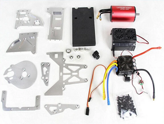 Конверсионный комплект Rovan E-Baja (от бензинового Baja 1/5 до электродвигателя с бесщеточным двигателем Baja) 5B 5T SC запчасти.