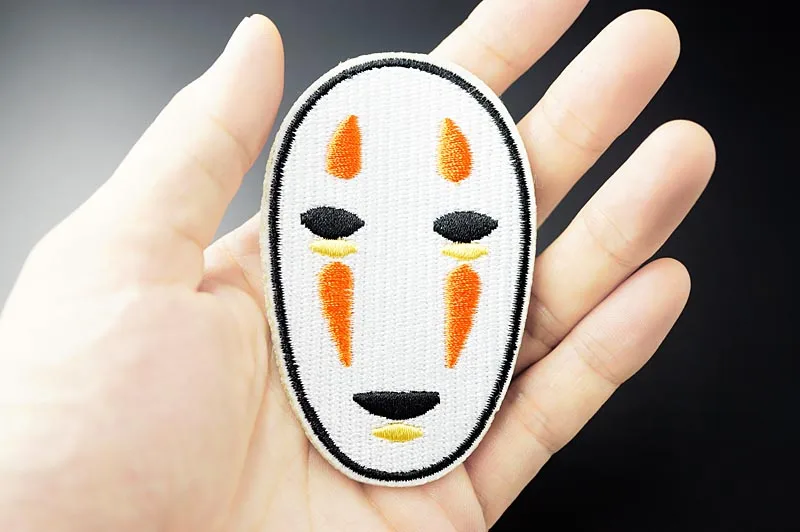 No Face man(Размер: 5,1X8,1 см) DIY утюг на патч шитье на вышитой аппликацией швейная одежда мультфильм одежда аксессуары