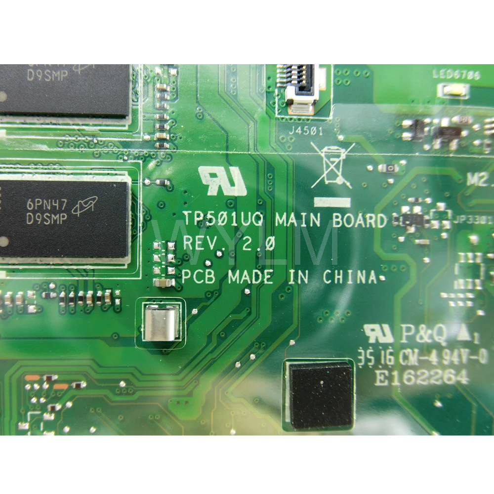 TP501UQ MAIN_BD._4G/I5 6200U GeForce 940 м х 2G 90NB0CV0 R00020 Материнская плата Asus VivoBook TP501UB материнская