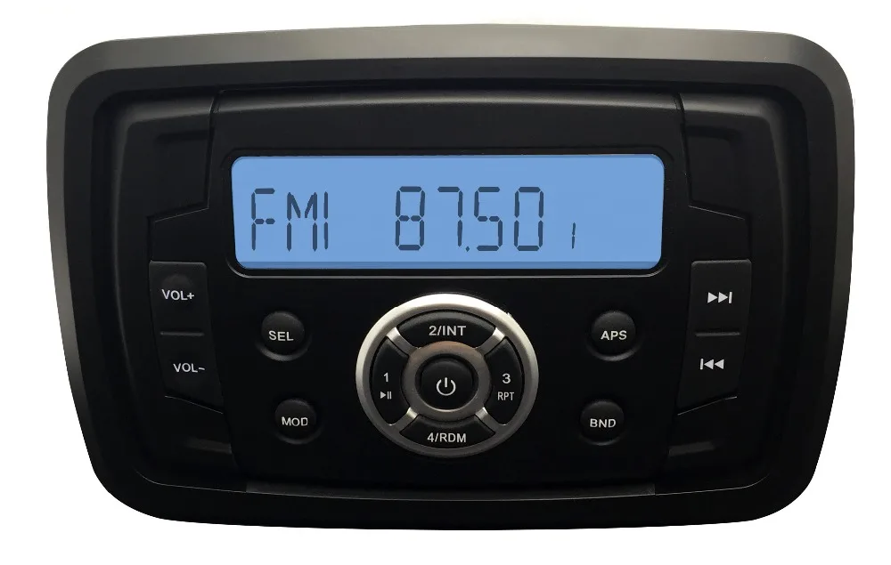 Водонепроницаемый Морской Bluetooth Аудио Стерео Мотоцикл Лодка Радио MP3 Плеер