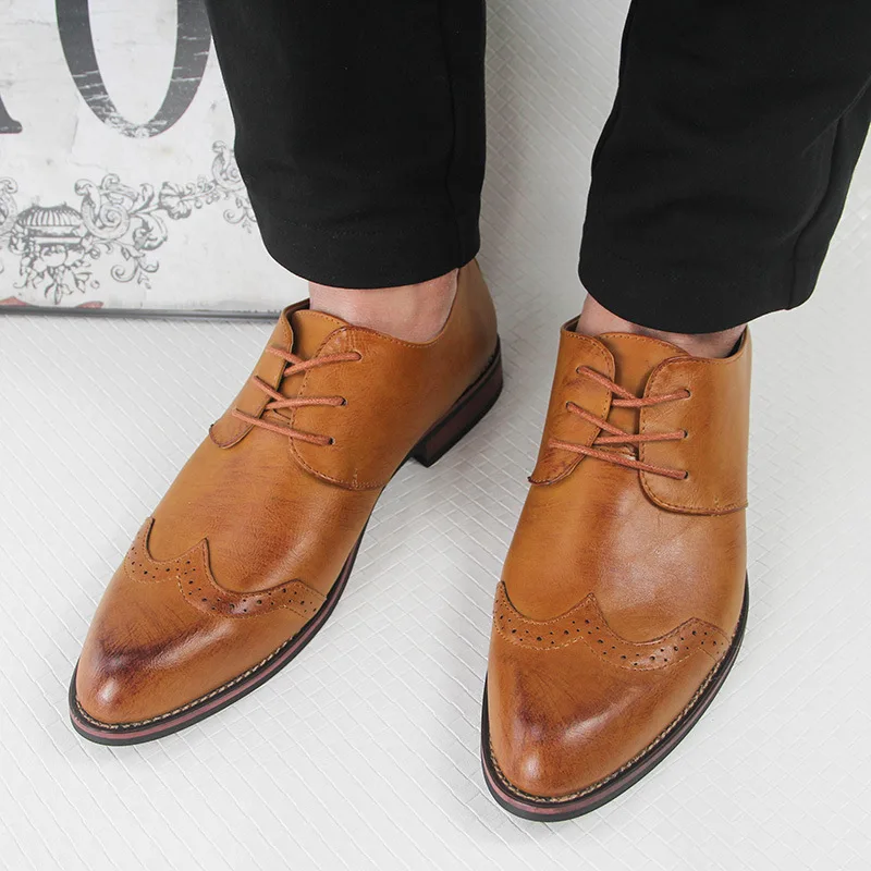 Men Designer Shoes Spring Leather High Quality Brand Comfortable Fashion #MPX8116166 | Обувь