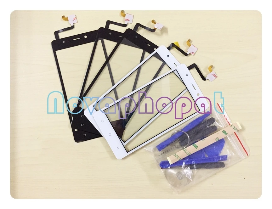 

Novaphopat Black/White Sensor Screen For Blackview A8 Touch Screen Glass Digitizer Screen + Tracking
