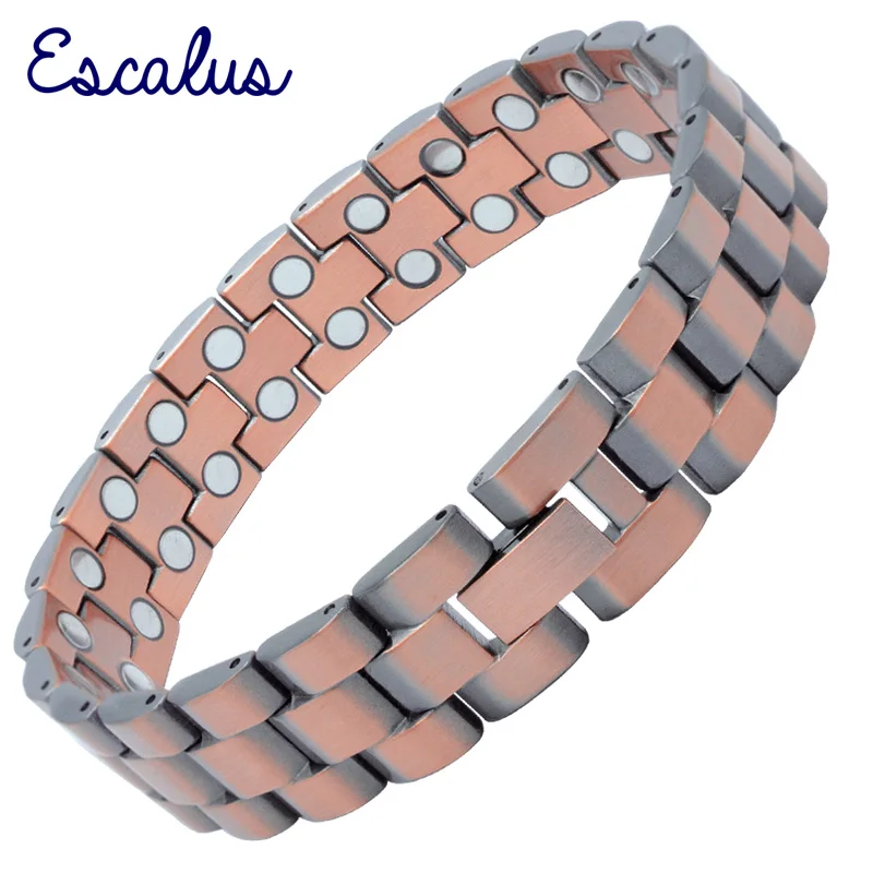 

Мужской Магнитный Браслет Escalus, из 100% чистой меди, 36 шт.