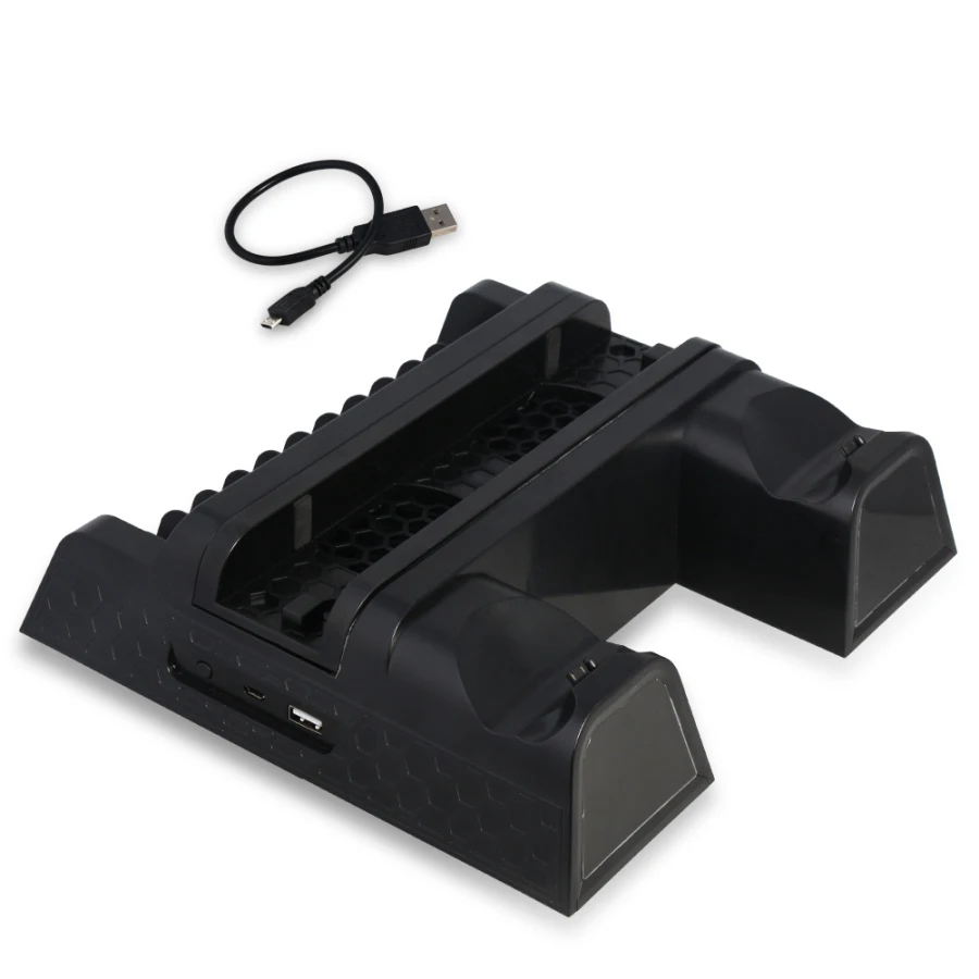 Вертикальная подставка DOBE для PS4/PS4 Slim/PS4 PRO охлаждающий вентилятор зарядная