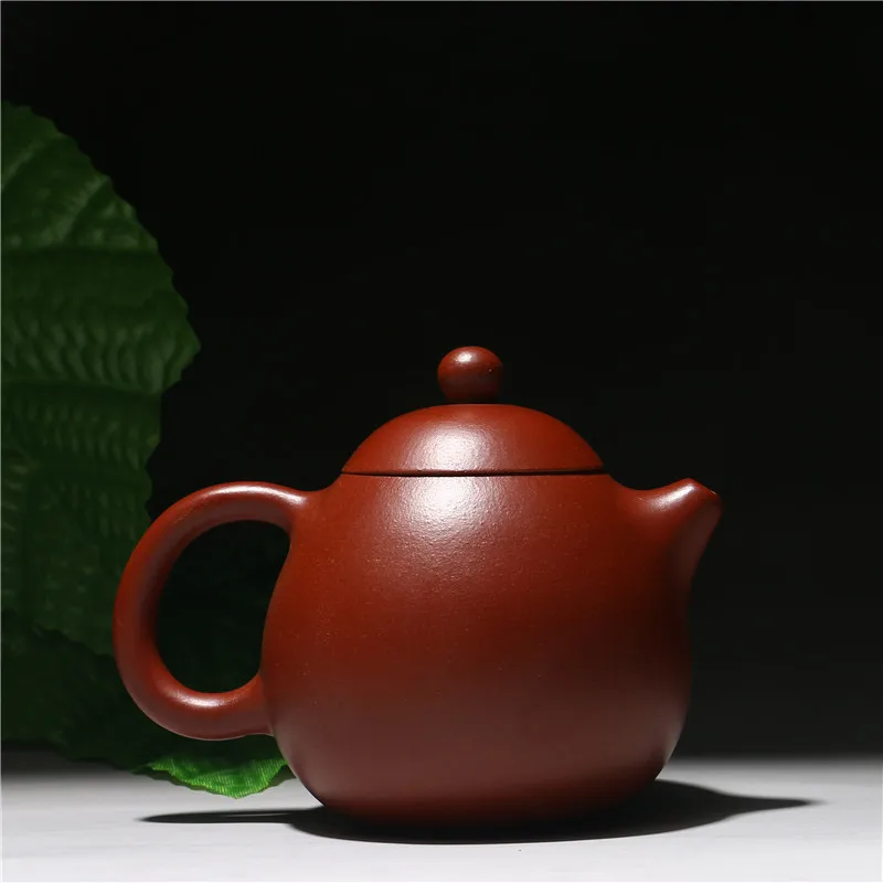 220 мл Исин настоящий ручной работы Фиолетовый Глиняное яйцо дракона Dahongpao Чайник