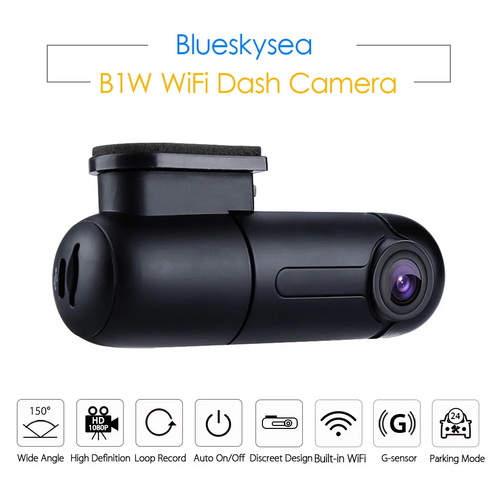 

Видеорегистратор Blueskysea B1W, 1080P, Wi-Fi, ночное видение, 360 градусов