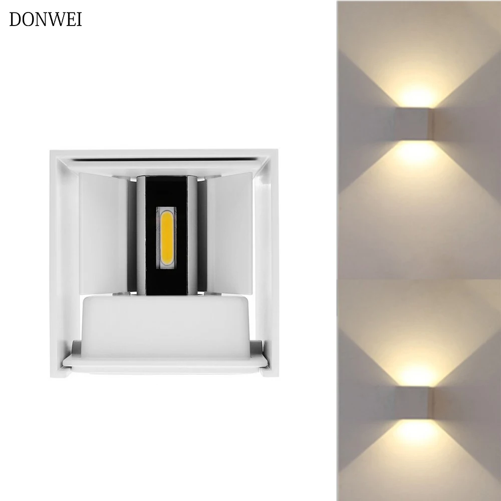 Регулируемый светодиодный настенный светильник 12 Вт водонепроницаемый IP65