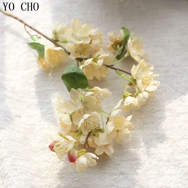 YO CHO DIY украшение для дома искусственная Орхидея Весна Сакура Искусственные цветы