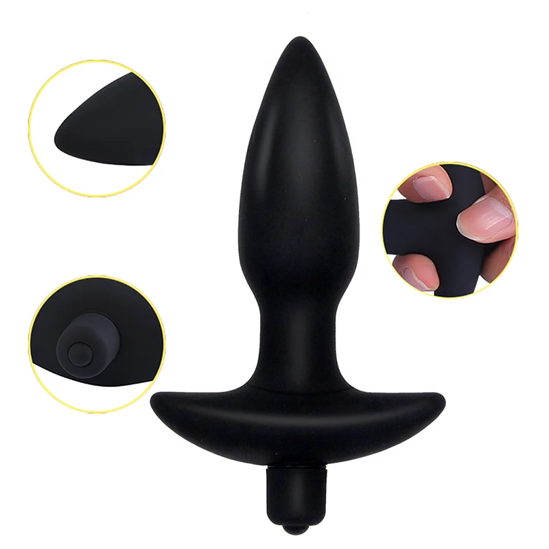 Электрический силиконовый Вибрационный Анальная пробка вибратор для пар