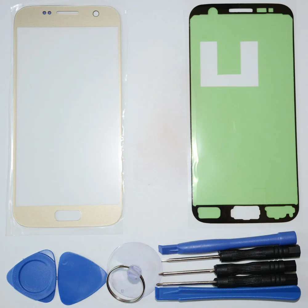Для samsung Galaxy S7 G930 Touch Экран планшета спереди солнечные фильтры + клей инструменты