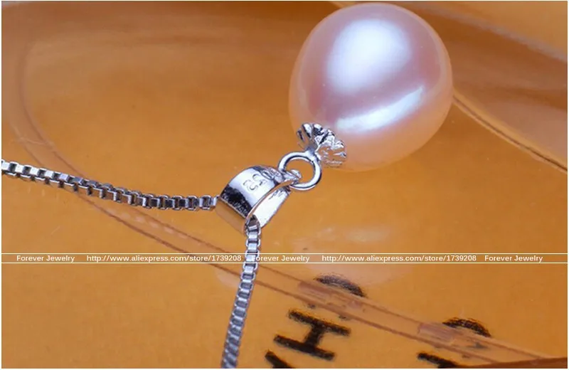 Прекрасный жемчуг ювелирные изделия кулон и серьги гвоздики 100% культивированный