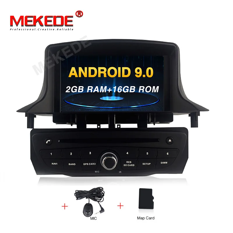 black model Android автомобильный мультимедийный плеер для Renault Megane 3/Renault Fluence 2009+ автомобильный стерео головное устройство gps навигация Радио магнитофон - Цвет: black model